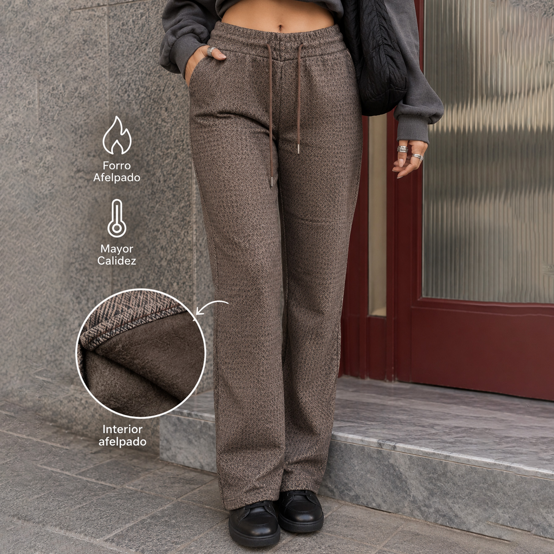 AD2652 Pantalón con forro afelpado 15685